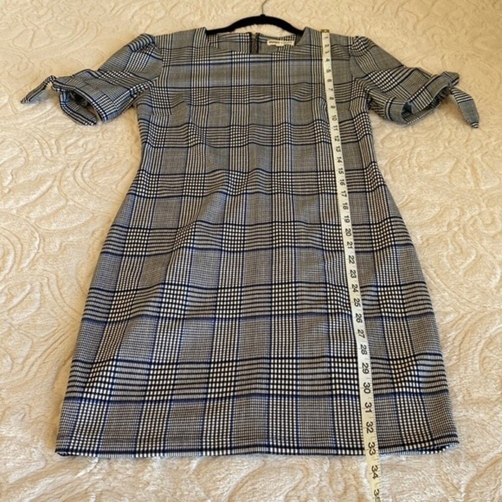 NWT WOMENS DRESS BY INSPIRED HEARTS BLUE BLACK & WHITE PLAID SIZE LARGE - Picture 14 of 14